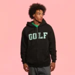 COLLEGE CORD ZIP UP HOODIE by GOLF WANG - Image 7