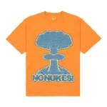 The NO NUKES Pixel Tee is more than a graphic shirt — it’s a piece of culture. With its nostalgic pixel-art design and strong anti-nuclear message, it’s perfect for those who want their style to speak. A rare blend of retro tech visuals and modern activism, all wrapped in GOLF WANG’s iconic aesthetic.