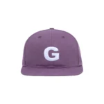 Shop the G HAT by GOLF WANG – classic 6-panel cap with bold embroidered G logo and adjustable strap. Premium cotton build and timeless streetwear appeal.