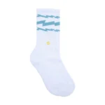 Shop the 3PK LIGHTNING SOCKS by GOLF WANG – three-pack of crew socks with all-over lightning bolt graphics. Cotton-blend, unisex fit, and bold GOLF energy in every pair.